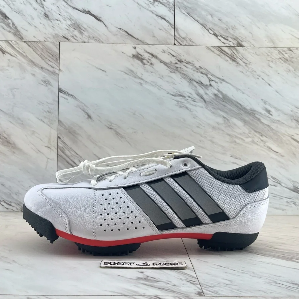 Adidas Heritage Tour Cycling Shoes White Silver Leather - Picture 3 of 11
